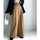 上品なデザインと履き心地。タック使いワイドシルエットハイウエストスラックス | Classical Elf  | 詳細画像7 