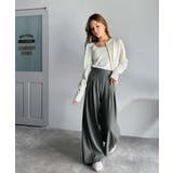 トレンドライクな美シルエット。パイピングジャージワイドパンツ(接触冷感機能 防シ… | Classical Elf | 詳細画像13