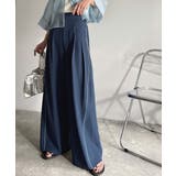 トレンドライクな美シルエット。パイピングジャージワイドパンツ(接触冷感機能 防シ… | Classical Elf | 詳細画像16