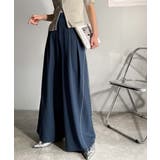 トレンドライクな美シルエット。パイピングジャージワイドパンツ(接触冷感機能 防シ… | Classical Elf | 詳細画像20