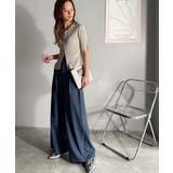 トレンドライクな美シルエット。パイピングジャージワイドパンツ(接触冷感機能 防シ… | Classical Elf | 詳細画像21