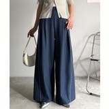 トレンドライクな美シルエット。パイピングジャージワイドパンツ(接触冷感機能 防シ… | Classical Elf | 詳細画像22