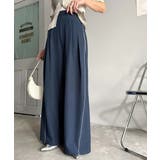 トレンドライクな美シルエット。パイピングジャージワイドパンツ(接触冷感機能 防シ… | Classical Elf | 詳細画像23