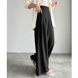 トレンドライクな美シルエット。パイピングジャージワイドパンツ(接触冷感機能 防シ… | Classical Elf | 詳細画像4