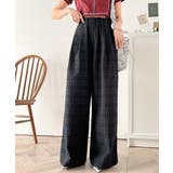 スタイリッシュデザイン&大人リラックシー。美脚魅せサッカー素材ワイドストレートイ… | Classical Elf | 詳細画像4