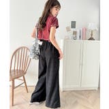 スタイリッシュデザイン&大人リラックシー。美脚魅せサッカー素材ワイドストレートイ… | Classical Elf | 詳細画像5