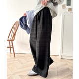 スタイリッシュデザイン&大人リラックシー。美脚魅せサッカー素材ワイドストレートイ… | Classical Elf | 詳細画像6