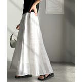 Classical Elf （クラシカルエルフ） | ふんわり愛されシルエット。チェックレースジャガードタックフレアスカート（ロング丈）