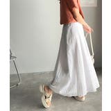 ふんわり愛されシルエット。チェックレースジャガードタックフレアスカート（ロング丈… | Classical Elf  | 詳細画像9 