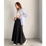 ふんわり愛されシルエット。チェックレースジャガードタックフレアスカート（ロング丈… | Classical Elf  | 詳細画像19 