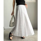 ふんわり愛されシルエット。チェックレースジャガードタックフレアスカート（ロング丈… | Classical Elf  | 詳細画像2 