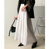 ふんわり愛されシルエット。チェックレースジャガードタックフレアスカート（ロング丈… | Classical Elf  | 詳細画像5 