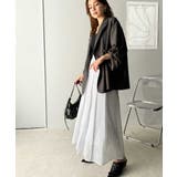 ふんわり愛されシルエット。チェックレースジャガードタックフレアスカート（ロング丈… | Classical Elf  | 詳細画像6 