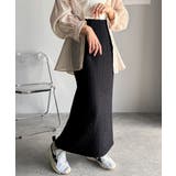 ぽこぽこ素材がかわいい♪シャーリングファブリックストレートスカート(後ろゴム) | Classical Elf  | 詳細画像10 