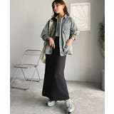 ぽこぽこ素材がかわいい♪シャーリングファブリックストレートスカート(後ろゴム) | Classical Elf  | 詳細画像18 