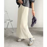 ぽこぽこ素材がかわいい♪シャーリングファブリックストレートスカート(後ろゴム) | Classical Elf  | 詳細画像4 