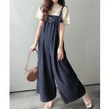 2WAYで楽しむ！旬シルエット。太ベルトライトオンスデニムサロペット | Classical Elf  | 詳細画像32 