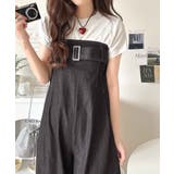 2WAYで楽しむ！旬シルエット。太ベルトライトオンスデニムサロペット | Classical Elf  | 詳細画像7 