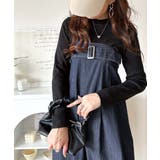 2WAYで楽しむ！旬シルエット。太ベルトライトオンスデニムサロペット | Classical Elf  | 詳細画像33 