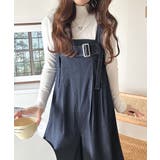 2WAYで楽しむ！旬シルエット。太ベルトライトオンスデニムサロペット | Classical Elf  | 詳細画像35 