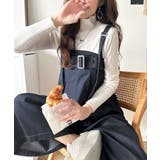 2WAYで楽しむ！旬シルエット。太ベルトライトオンスデニムサロペット | Classical Elf  | 詳細画像37 