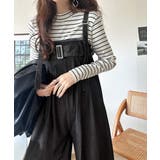 2WAYで楽しむ！旬シルエット。太ベルトライトオンスデニムサロペット | Classical Elf  | 詳細画像11 