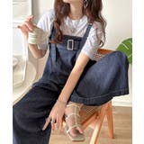 2WAYで楽しむ！旬シルエット。太ベルトライトオンスデニムサロペット | Classical Elf  | 詳細画像21 