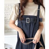 2WAYで楽しむ！旬シルエット。太ベルトライトオンスデニムサロペット | Classical Elf  | 詳細画像22 