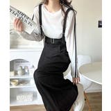 2WAYで楽しむ！旬シルエット。太ベルトライトオンスデニムサロペット | Classical Elf  | 詳細画像16 