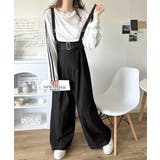 2WAYで楽しむ！旬シルエット。太ベルトライトオンスデニムサロペット | Classical Elf  | 詳細画像19 