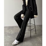 【UVカット・防しわ機能】洗濯機OKの最強アイテム！美脚シルエットフレアパンツ | Classical Elf  | 詳細画像1 