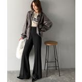 【UVカット・防しわ機能】洗濯機OKの最強アイテム！美脚シルエットフレアパンツ | Classical Elf  | 詳細画像7 