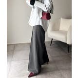 美脚もこなれ感も両立！大人の洒落ワイドが主役になる、ブラッシュドジャージハイウエ… | Classical Elf  | 詳細画像12 