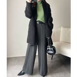 美脚もこなれ感も両立！大人の洒落ワイドが主役になる、ブラッシュドジャージハイウエ… | Classical Elf  | 詳細画像15 