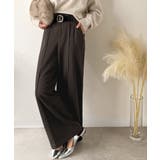 美脚もこなれ感も両立！大人の洒落ワイドが主役になる、ブラッシュドジャージハイウエ… | Classical Elf  | 詳細画像22 