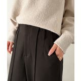 美脚もこなれ感も両立！大人の洒落ワイドが主役になる、ブラッシュドジャージハイウエ… | Classical Elf  | 詳細画像23 