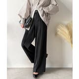 美脚もこなれ感も両立！大人の洒落ワイドが主役になる、ブラッシュドジャージハイウエ… | Classical Elf  | 詳細画像2 