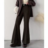 エレガントなフレアシルエットで、スタイルアップを実現！ブラッシュドジャージーセミ… | Classical Elf  | 詳細画像20 