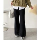 エレガントなフレアシルエットで、スタイルアップを実現！ブラッシュドジャージーセミ… | Classical Elf  | 詳細画像2 