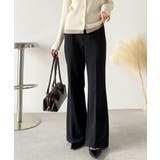 エレガントなフレアシルエットで、スタイルアップを実現！ブラッシュドジャージーセミ… | Classical Elf  | 詳細画像4 