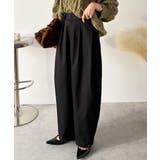 ブラック | オンからオフまで私の定番！カーブが生み出す最旬バランス。サイドホールドカーブパン… | Classical Elf 