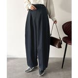 ネイビー | オンからオフまで私の定番！カーブが生み出す最旬バランス。サイドホールドカーブパン… | Classical Elf 