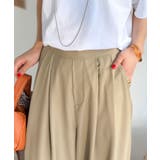 とろけるような落ち感で、品よく美しく整う♪ツイルコクーンカーブパンツ | Classical Elf | 詳細画像36