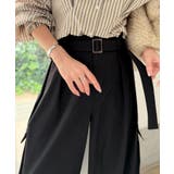 一着で、ラフなのにキレイを叶える◎2タックロングベルト付きカーゴパンツ | Classical Elf | 詳細画像2