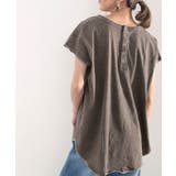 綿100％ 絶妙ヴィンテージ。スノーウォッシュ加工2wayヘンリーTシャツ。 | Classical Elf  | 詳細画像15 