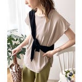 グレージュ | 綿100％ 絶妙ヴィンテージ。スノーウォッシュ加工2wayヘンリーTシャツ。 | Classical Elf 