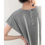 綿100％ 絶妙ヴィンテージ。スノーウォッシュ加工2wayヘンリーTシャツ。 | Classical Elf  | 詳細画像4 