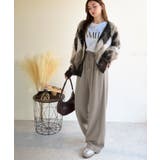 裏ピーチ起毛！＋3度に包まれて。暖かコットンイージーフレアパンツ | Classical Elf  | 詳細画像18 