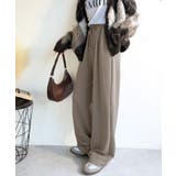 裏ピーチ起毛！＋3度に包まれて。暖かコットンイージーフレアパンツ | Classical Elf  | 詳細画像19 