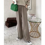 裏ピーチ起毛！＋3度に包まれて。暖かコットンイージーフレアパンツ | Classical Elf  | 詳細画像27 